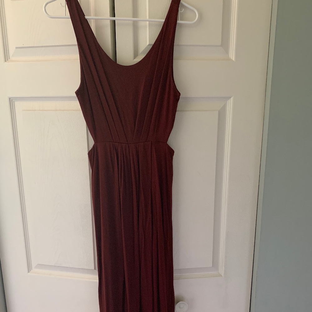 Boutique Rust- Side cutout- dress